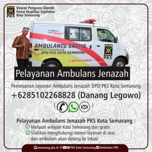 Pelayanan Gratis Ambulans Jenazah PKS Kota Semarang, “Sebisa Mungkin Kita Tidak Ditunggu”