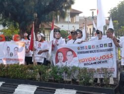 All-Out Menangkan Yoyok-Joss, Kader PKS se-Kota Kota Semarang Turun ke Jalan Gelar Kampanye Kreatif Flashmob