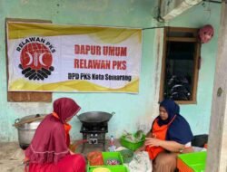 Bukti Nyata Melayani Rakyat: PKS Semarang Gelar Dapur Umum untuk Korban Bencana Banjir