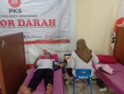 PKS Kota Semarang Ajak Anak Muda Donor Darah, Tunjukkan Aksi Nyata Peduli Sesama